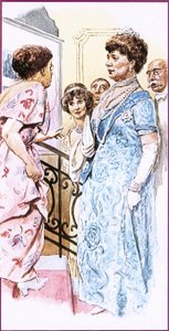 Lilian Baylis che dice alla Regina Maria cosa pensava del suo arrivo in ritardo da English School