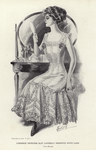 Principessa lingerie con pizzo sontuosamente inserito
