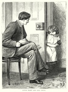 La piccola Mary e suo zio (incisione) da English School