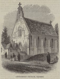 Chiesa di Littlemore, Oxford (incisione) da English School