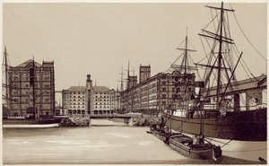 Liverpool: Waterloo Dock e magazzini di grano da English School