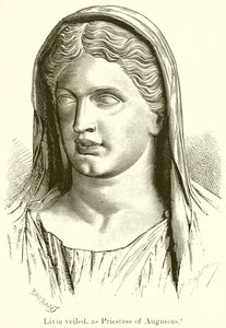 Livia velata, come sacerdotessa di Augusto da English School