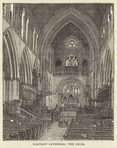 Cattedrale di Llandaff, il coro da English School