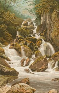 Cascate di Lodore--Derwentwater da English School