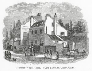 Club di Londra: Hornsey Wood House (incisione)