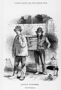 Spazzini notturni di Londra, illustrazione da 