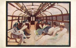 Passeggeri della metropolitana di Londra sulle linee Bakerloo e Piccadilly da English School