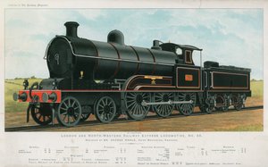 Locomotiva espressa della London and North-Western Railway da English School