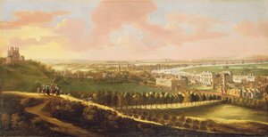 Londra da Greenwich Hill, c.1680 da English School
