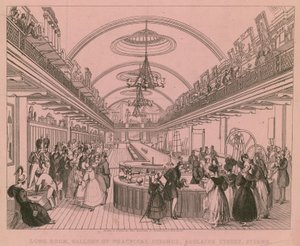 Long Room, Gallery of Practical Science, Adelaide Street, Strand, Londra da English School