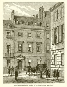Casa di Lord Beaconsfield, 19, Curzon Street, Mayfair