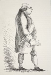 Lord North, facsimile di una vecchia stampa da English School