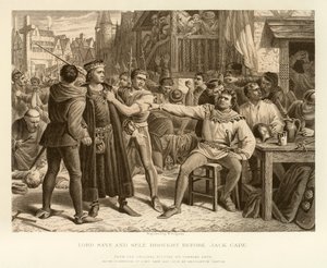 Lord Saye e Sele portati davanti a Jack Cade da English School