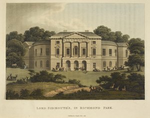 La residenza di Lord Sidmouth a Richmond Park, da 