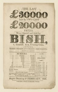 Pubblicità della lotteria da English School