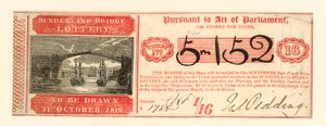 Biglietto della lotteria da English School