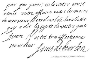 Luigi De Bourbon (Conte di Soissons) da English School