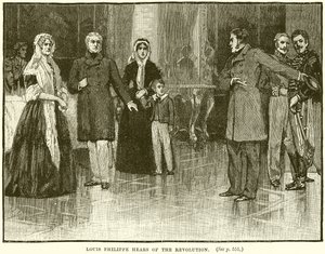 Louis Philippe apprende della rivoluzione