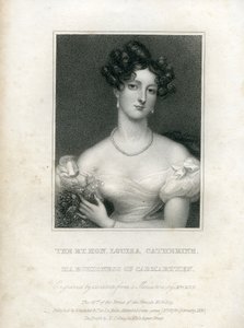Louisa Catherine Osborne, Duchessa di Leeds quando Marchesa di Carmarthen, 1830 da English School