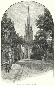 Louth: La torre e la guglia (incisione)