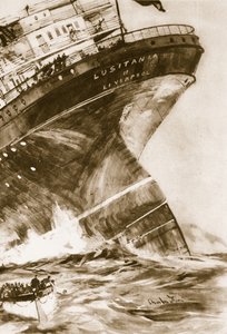 Lusitania, 1914-19 da English School