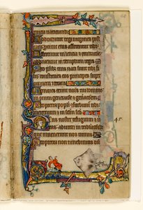 MS 1-2005, fol. 68r: Il gigante skate, decorazione marginale dal Salterio di Macclesfield, Uso di Sarum, East Anglia, c.1330 da English School