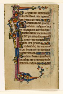 MS 1-2005, fol. 80v: Un musicista nudo, decorazione marginale dal Salterio di Macclesfield, Uso di Sarum, East Anglia, c.1330 da English School