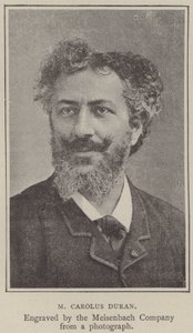 M Carolus Duran (incisione) da English School