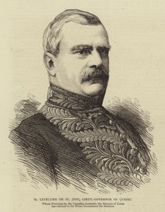 M Letellier de St Just, Luogotenente Governatore del Quebec da English School