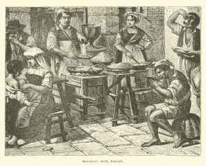 Negozio di maccheroni, Napoli da English School
