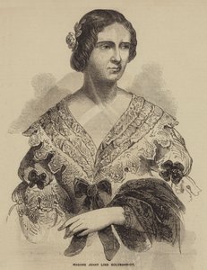 Madame Jenny Lind Goldschmidt (incisione) da English School