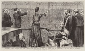 Madame Patti che si unisce al Coro dell