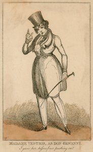 Madame Vestris come Don Giovanni da English School