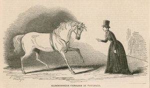 Mademoiselle Caroline ai Vauxhall Gardens, Londra da English School