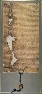 Magna Carta, versione finale emessa nel 1225 da Enrico III da English School