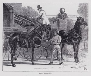 Mail Phaeton (incisione) da English School