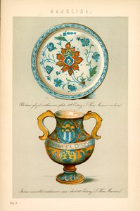 Maiolica (litografia a colori) da English School