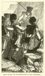 Maggiore Murray e gli Highlander a Fort Washington da English School