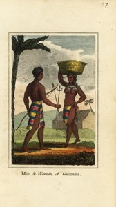 Uomo e donna della Guyana, Sud America