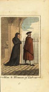 Uomo e donna di Lisbona, Portogallo