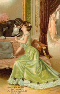 Uomo che bacia una donna da English School