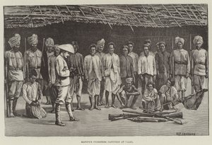 Prigionieri di Manipur catturati a Palel da English School