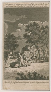 Modo di seppellire i cadaveri a Holy-well Mount
