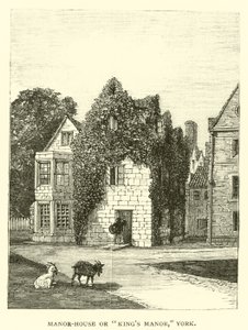Manor-House o Kings Manor, York da English School