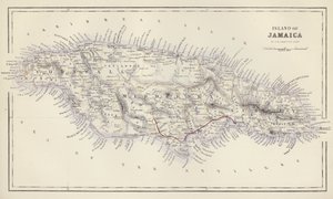 Mappa: Isola di Giamaica, di G H Swanston, Edimburgo