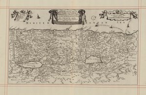 Mappa di Canaan, o la Terra Santa (incisione)