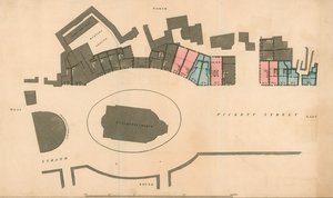 Mappa di Pickett Street e The Strand, Londra