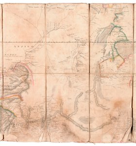 Mappa della regione del Congo, da un album appartenente a Henry Morton Stanley da English School