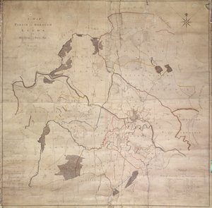 Mappa della Parrocchia o Borgo di Leeds