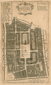 Mappa della parrocchia di San Paolo, Covent Garden, Londra